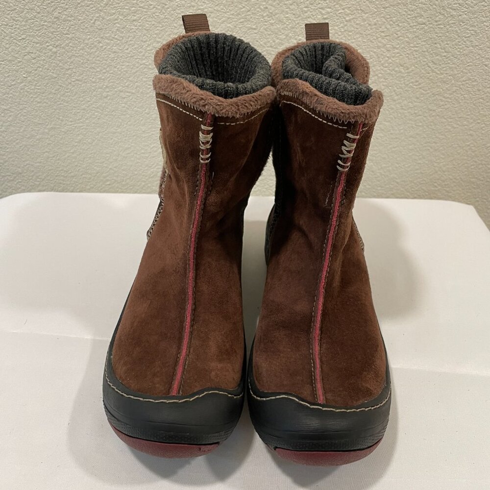 Privo Hayseed by Clarks Style 37699 Waterproof Suede Ankle Boot Brown Women 7.5